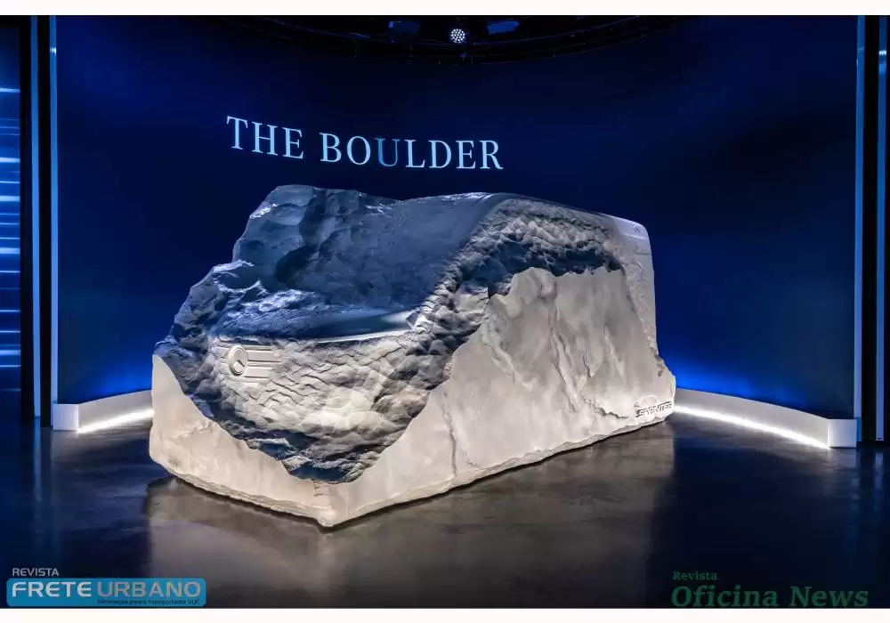 Mercedes-Benz Sprinter nova geração é antecipara em escultura